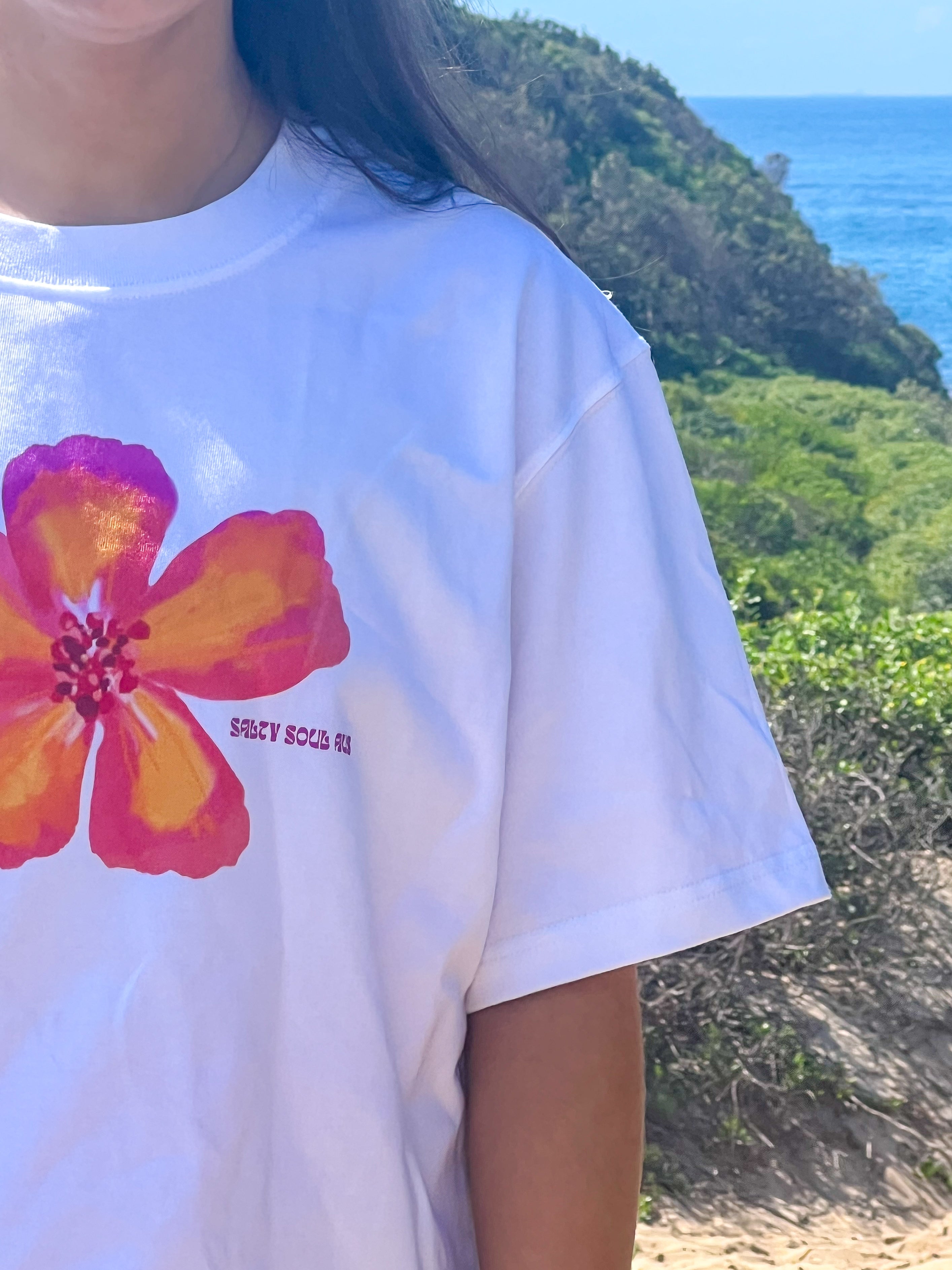 Tropical Tee - White